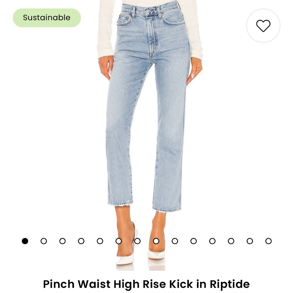 Agolde pinch waist jeans size 24
